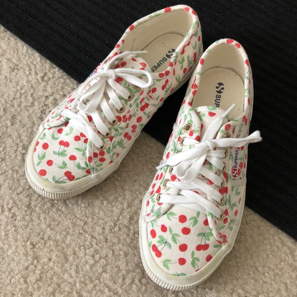 Superga cherry sneakers